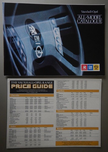 Vauxhall opel orig 1981 - opel, uk