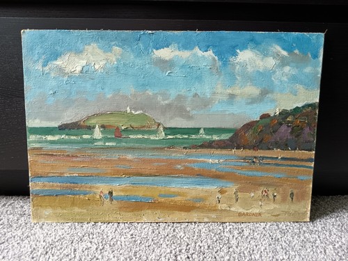 Abersoch beach farm scene - &,