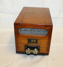 Vintage Galvanometer  H Tinsley & Co London 1940 Test Card Included