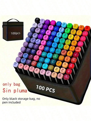 100pcs marker pen storage - pen, set