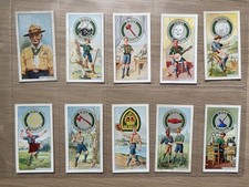 A Complete Set of CWS Cigarette Cards Boy Scout Badges