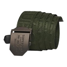 Superdry Canvas Workwear Webbing Belt Olive
