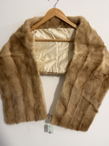 Vintage honey brown - brown, genuine