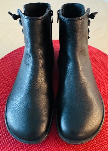 Camper peu black leather ankle - black,