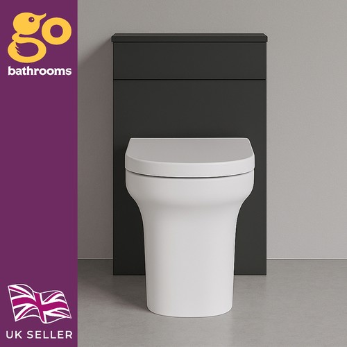 Matt grey concealed cistern - matt,