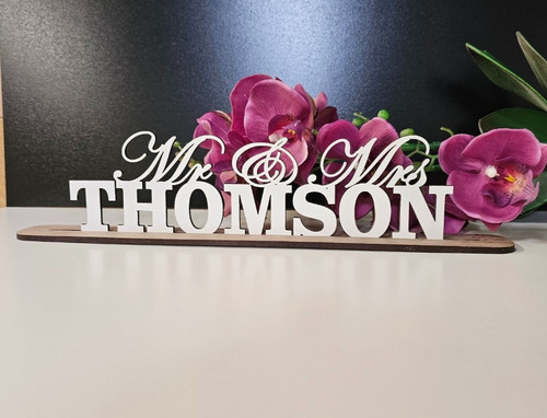 Personalised mrs top - mr,