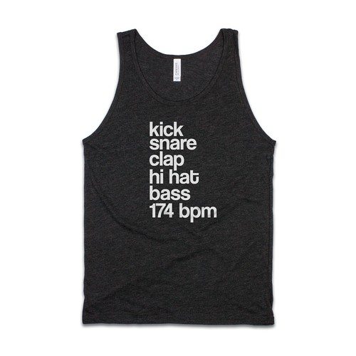 Drum and bass tank top - top, dnb
