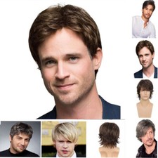 7 style Men's man Wig Natural