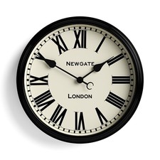 NEWGATE® Spitalfields Black Roman Numeral Dial Silent Sweep
