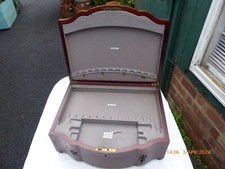 Very Nice Wooden Vintage Cutlery Canteen Box  Mahogany? - Empty