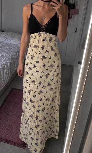 Zara boho crochet bust maxi - crochet,