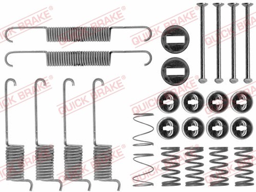 Rear accessory kit brake shoes - accessory,