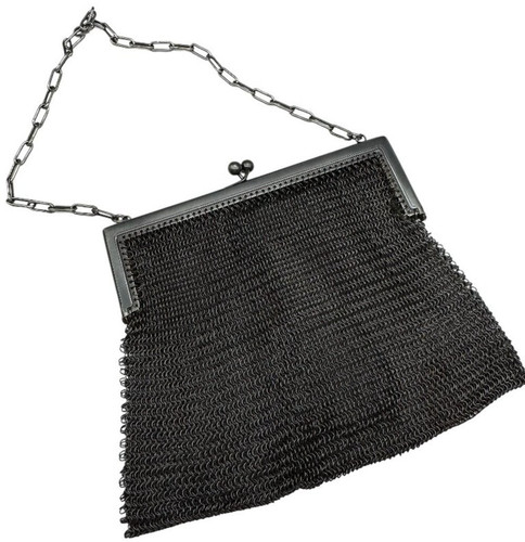 Vintage mesh links metal - mesh,