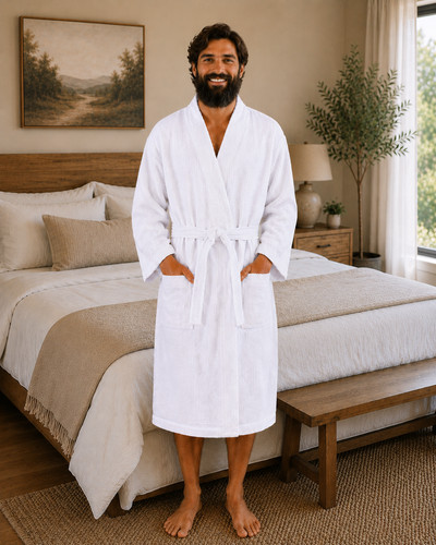 Mens spa robe - spa, cotton
