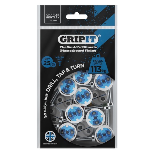 Gripit 25mm plasterboard - 25mm,