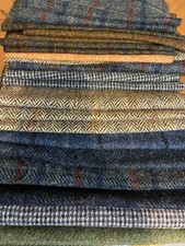 23 Harris tweed Fabric OFFCUTS