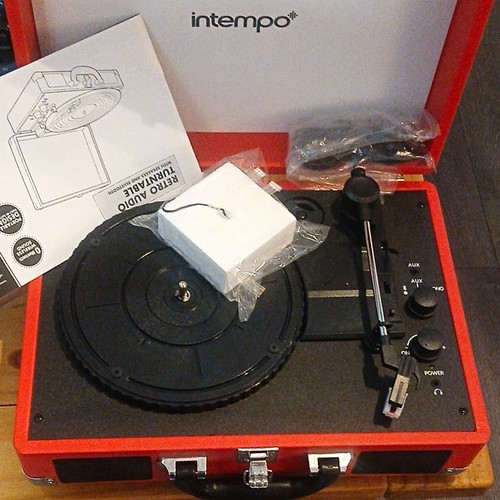 Intempo retro audio turntable - intempo,