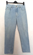 TRADERS Mens Long Pale Blue Straight Denim Jeans waist 34ins