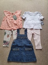NEW 9- 12 months baby girl H&M Matalan TK Maxx X5 pieces