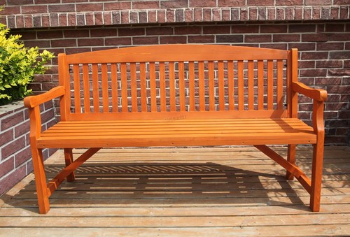 Garden bench wood - garden, 3