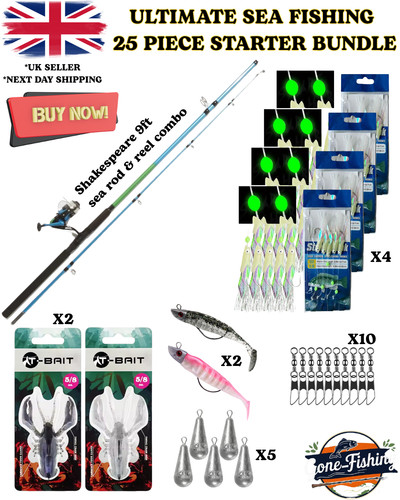 Sea fishing starter set - sea, set,