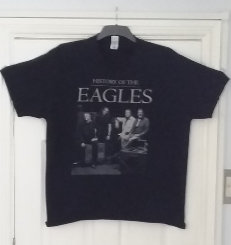 Eagles black concert shirt - black,