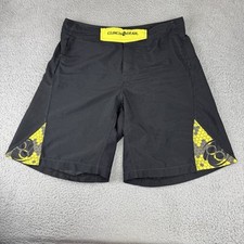 Clinch Gear Shorts Men 34 Black Martial Arts Wrestling MMA Fighting Limited