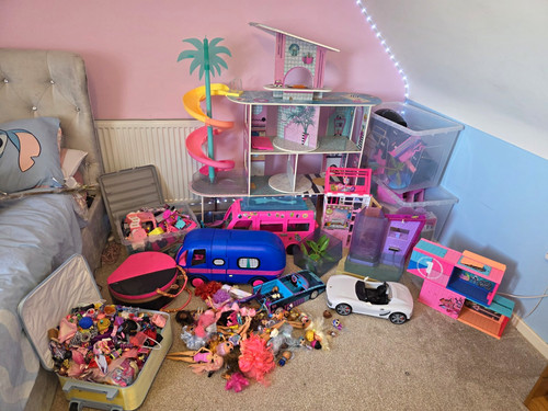 Barbie and lol large - large, doll