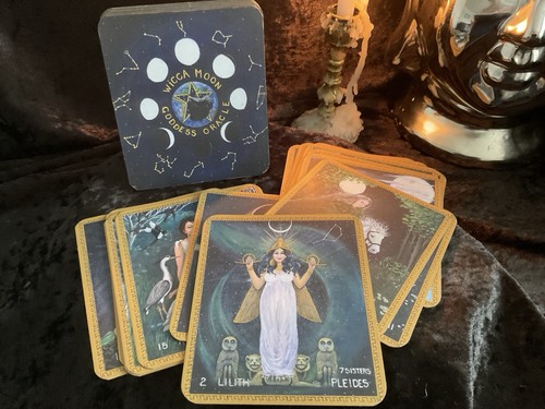 Wicca moon goddess oracle deck - goddess,