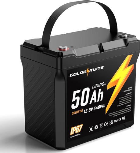 Goldenmate 12v 50ah lifepo4 - goldenmate,