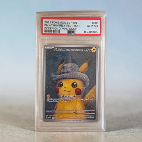 Pikachu with grey felt hat - grey,