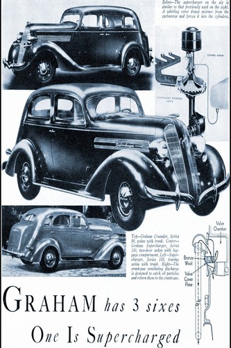 Vintage graham car ad - car,