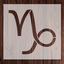 Zodiac Capricorn Stencil  -