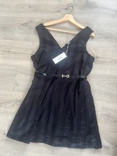 Next black linen-cotton blend