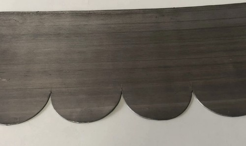Scalloped lead flashing - scalloped,