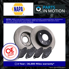 2x Solid Brake Discs and Pads