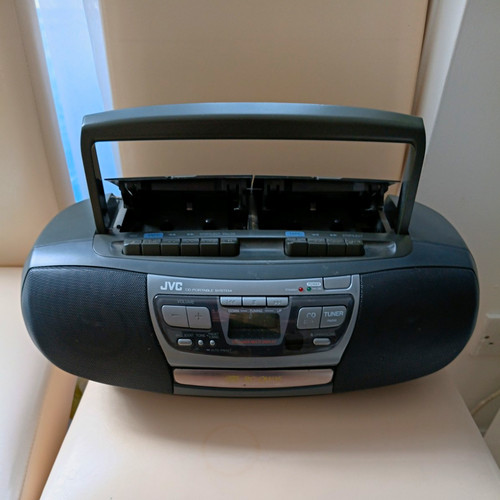 Jvc portable system boombox - jvc,