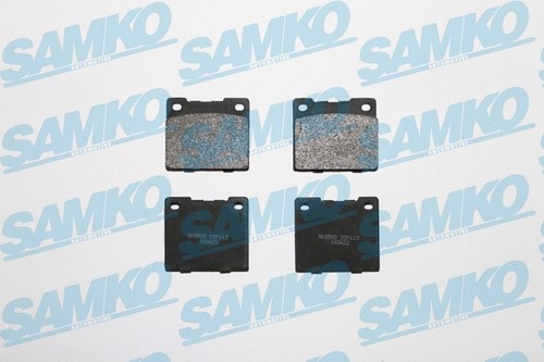 Front rear brake pad set - front,