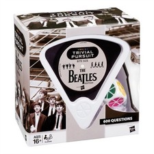 Beatles Trivial Pursuit Bite Size quiz game fab four HASBRO GAMING free uk post*