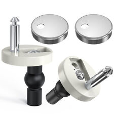 2pcs Quality Top Fix WC Toilet Seat Hinge Fittings Screws Quick Release Hinges