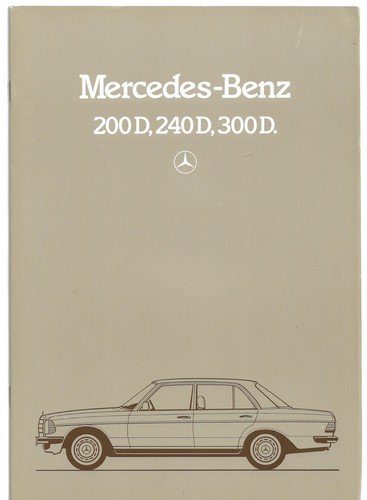 Mercedes benz 200d 240d - 240d, 300d