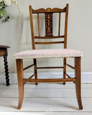 Inlaid Art Neuveau Chair
