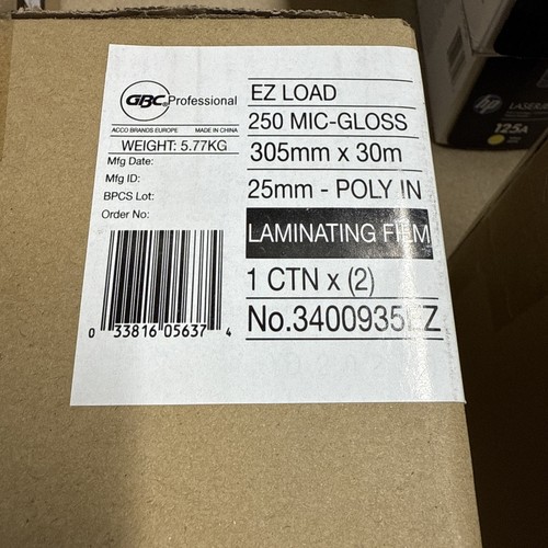 Gbc ezload laminating film - ezload,