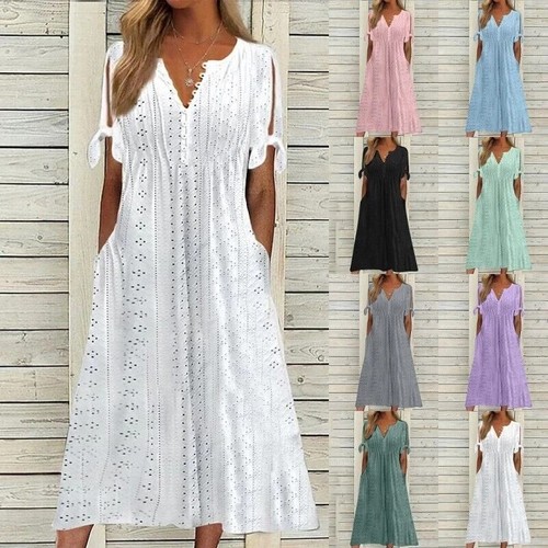 Ladies neck long - ladies, dresses