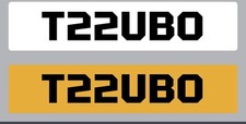 TURBO Numberplate DVLA
