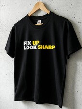 Fix Up Look Sharp T-Shirt | Dizzee Rascal Inspired Tee | 00s Grime Retro Black T