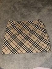 Genuine Burberry Plaid Skirt