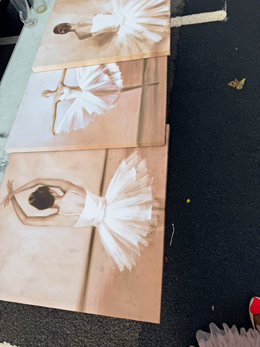 Ballerina ballet canvas - canvas, wall