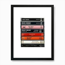 Roxy Music - Albums -Cassette Print Framed Wall Art Poster Canvas Print Picture