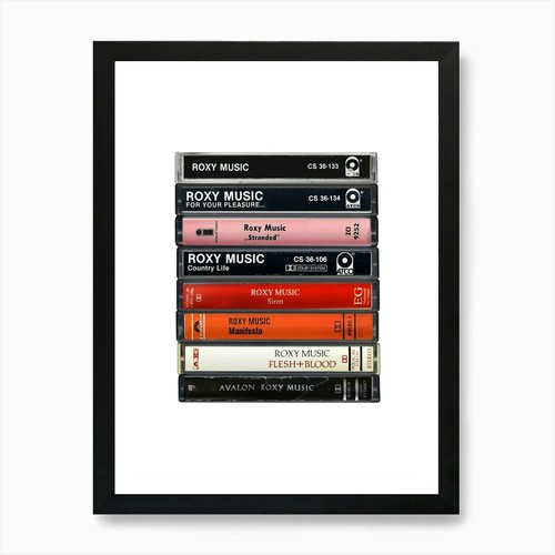 Roxy music albums cassette - music,